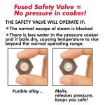 Hawkins 3 Piece Pressure Cooker Safety Valve Set