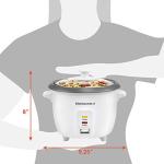 Elite Gourmet Electric Rice Cooker with Non-Stick Pot