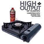Portable 10,000 BTU Butane Gas Stove with Case