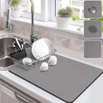 Absorbent Dish Drying Mat for Kitchen Counters