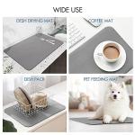 Absorbent Dish Drying Mat for Kitchen Counters
