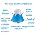 ZOSTLAND Volcano Microwave Steam Cleaner in Blue