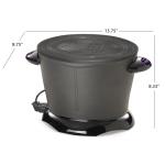 Presto DualDaddy Electric Deep Fryer - Black