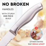 Zulay Kitchen 8-Inch Ultra Sharp Bread Knife