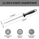 Professional Carbon Steel Knife Sharpening Rod 13