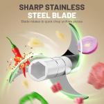 Cordless Mini Food Processor with Stainless Steel Blade