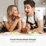 ISILER 2-in-1 Pasta Maker with Adjustable Thickness