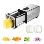 Electric French Fry Cutter with Stainless Steel Blades