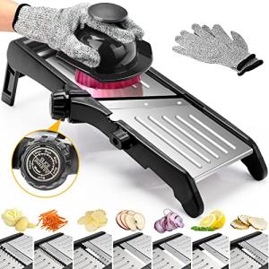 Adjustable Stainless Steel Mandoline Food Slicer