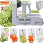 Brieftons 5-Blade Vegetable Spiralizer for Healthy Meals