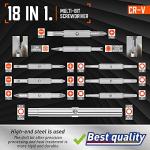 Amartisan 18-in-1 Portable Multi-Bit Screwdriver Set