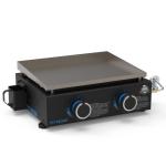 Pit Boss 2-Burner Black Tabletop Griddle