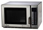 Amana Medium Duty Stainless Steel Commercial Microwave