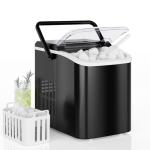 DUMOS Portable Ice Maker – 26lbs Daily, Fast Ice