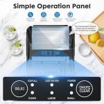 Portable Self-Cleaning Countertop Ice Maker, 9 Cubes