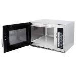 Amana Medium Duty Stainless Steel Commercial Microwave