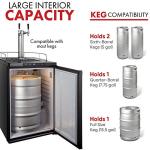 Kegco Stainless Steel Dual Tap Keg Dispenser