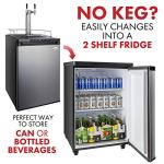 Kegco Stainless Steel Dual Tap Keg Dispenser