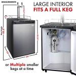 Kegco Stainless Steel Dual Tap Keg Dispenser