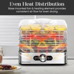 Elite Gourmet Food Dehydrator with Adjustable Temperature