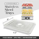 Elite Gourmet Food Dehydrator with Adjustable Temperature