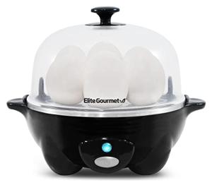 Elite Gourmet Rapid Egg Cooker, 7 Egg Styles