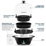 Elite Gourmet Rapid Egg Cooker, 7 Egg Styles