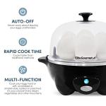 Elite Gourmet Rapid Egg Cooker, 7 Egg Styles