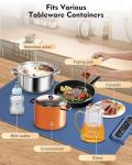Portable Electric Food Warming Mat with Temperature Settings