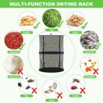 MEKOLIFE 2-Layer Hanging Herb Drying Rack