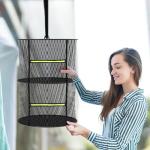 MEKOLIFE 2-Layer Hanging Herb Drying Rack