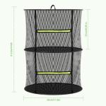 MEKOLIFE 2-Layer Hanging Herb Drying Rack