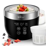Bear Automatic Yogurt Maker with Timer and Jars