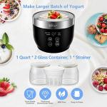 Bear Automatic Yogurt Maker with Timer and Jars