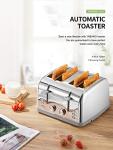 Yabano 4-Slice Toaster with Extra Wide Slots