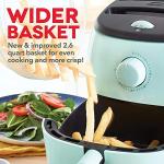 DASH Tasti-Crisp Air Fryer Oven, 2.6 Qt - Aqua