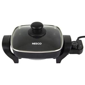 NESCO 8-Inch Electric Skillet, 800 Watts, Black