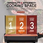 Royal Gourmet 30" Charcoal Grill with Side Table