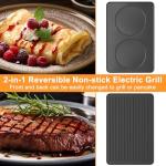 Electric Smokeless Raclette Grill for Family Fun