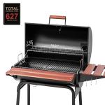 Royal Gourmet 30" Charcoal Grill with Side Table