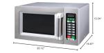 Winco Commercial Microwave, 1000W, Touch Control