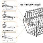 onlyfire 17-Inch Round Rotisserie Basket for Grills