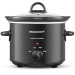 Elite Gourmet 3-Quart Electric Slow Cooker, Black