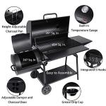 Royal Gourmet Barrel Charcoal Grill with Smoker