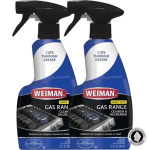 Weiman Heavy Duty Gas Range Cleaner - 2 Pack