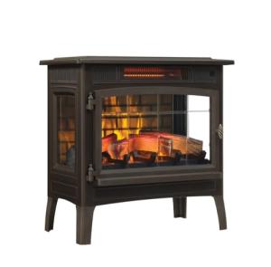 Duraflame Electric Fireplace Stove Heater, Bronze