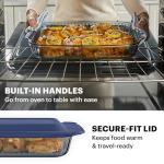 Pyrex Colors 9x13 Glass Baking Dish with Lid