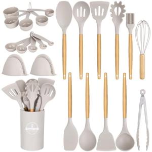 24-Piece Heat Resistant Silicone Utensil Set