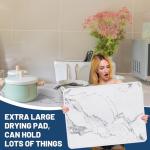 Hushee Extra Large Dish Drying Mats - 2 Pack