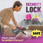 Handheld Steam Cleaner with 10 Accessories and Safety Lock